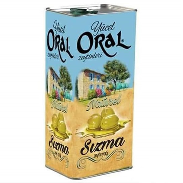 YÜCEL ORAL  DOĞAL ZEYTİN YAĞI  5 KG